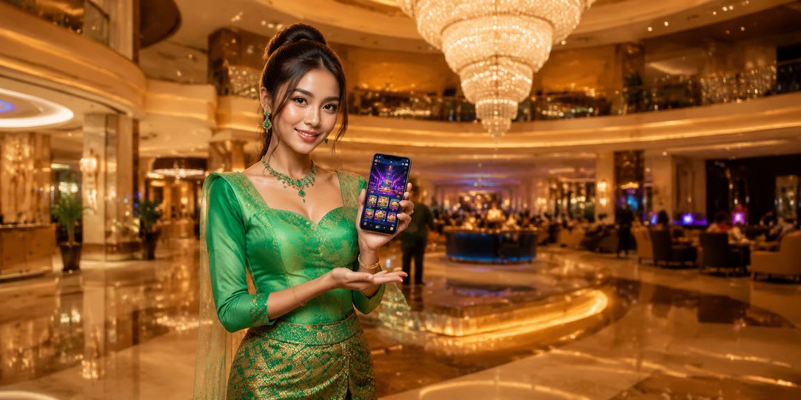 နေပြည်တော်ကာစီနိုအက်ပ်တွင် စလော့ဂိမ်းကစားနေစဉ်
